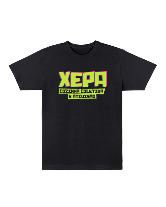 CAMISETA XEPA LOGO PRETA